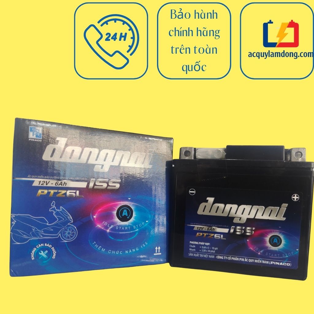 Ắc quy xe máy PINACO miễn bảo dưỡng dành cho các dòng xe Lead, Vision, Arib lade, PCX, Noza