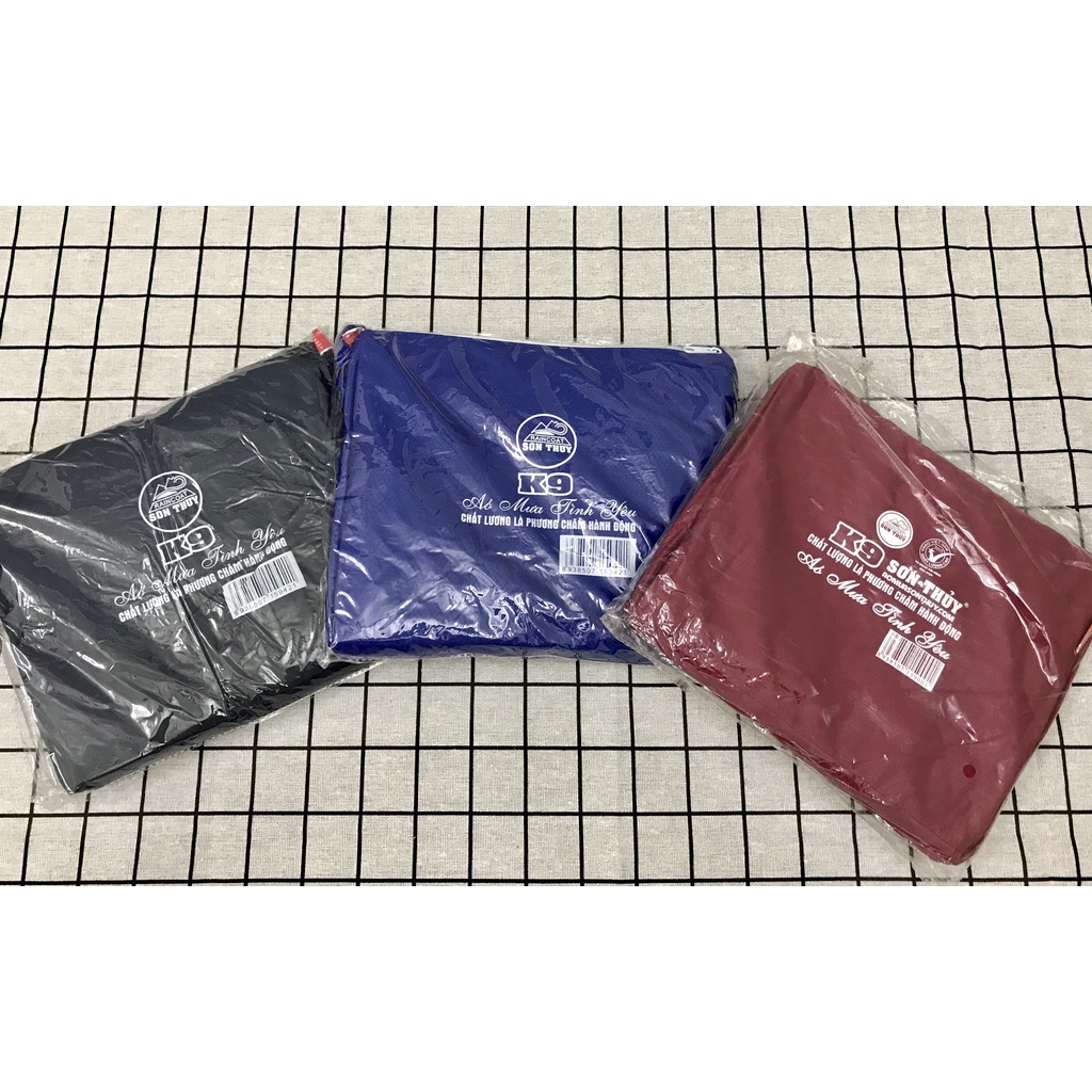 Áo mưa siêu bền K9 chính hãng Sơn Thủy 2 đầu