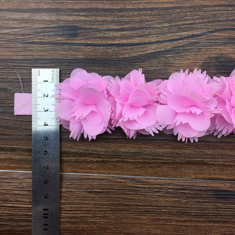 Dải dây ren hoa 93cm trang trí tiện dụng