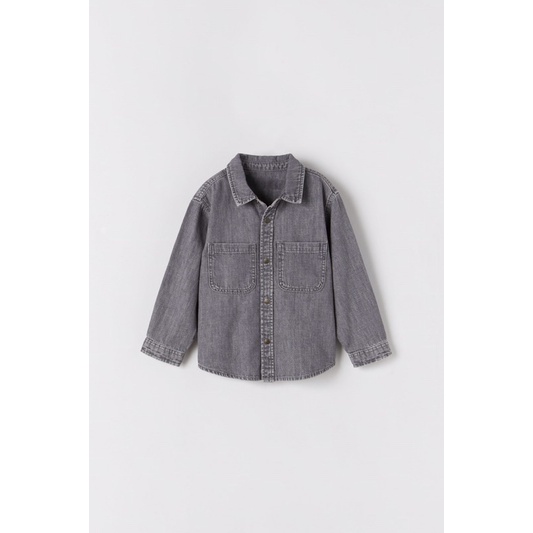 Áo sơ mi zara bé trai 12-18m