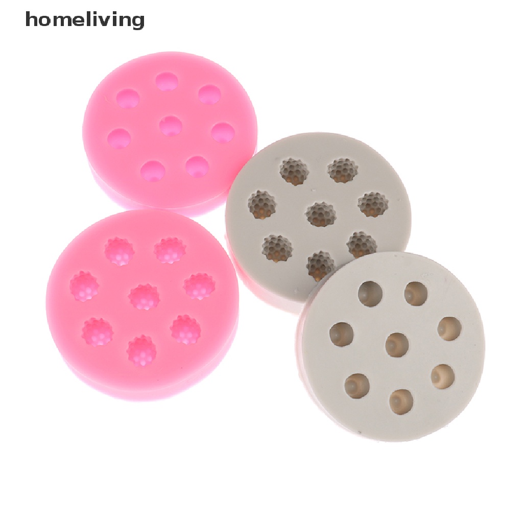 Khuôn Silicon Làm Bánh Hình Quả Việt Quất / Raspberry 3D Độc Đáo