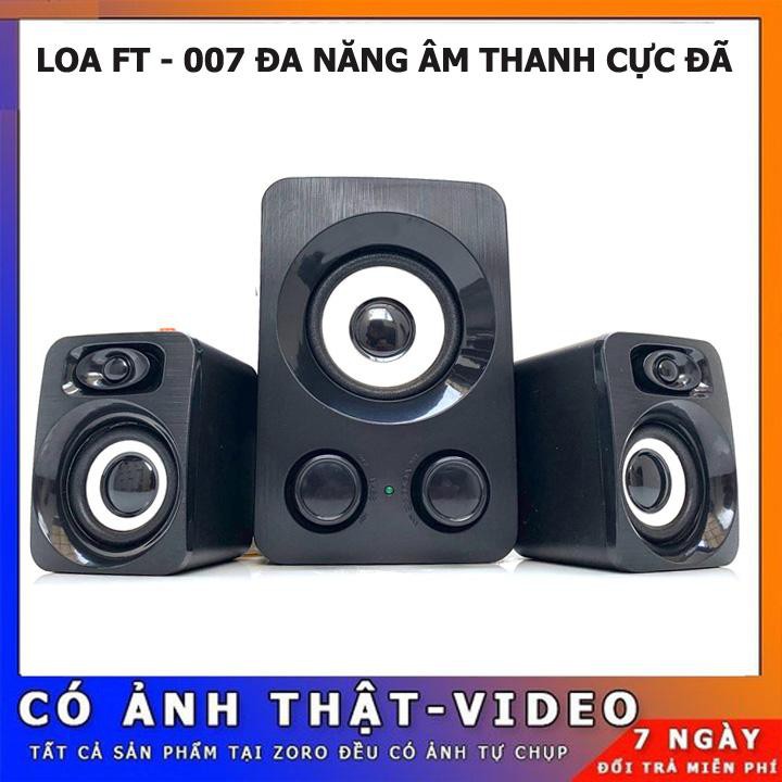 loa vi tính giá rẻ âm thanh tốt nhất bộ loa vi tinh mini có dây chính hãng TREBLE