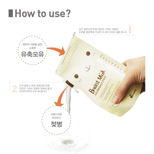 Hộp 30 túi trữ sữa Dr. Mama 200ml