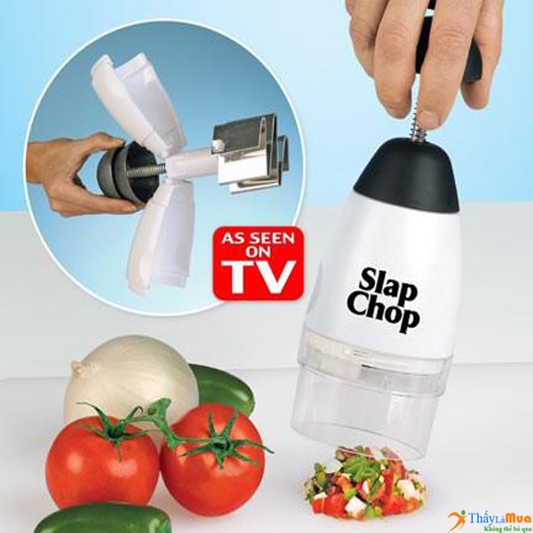 Dụng cụ nghiền hành tỏi ớt siêu tốc Slap Chop