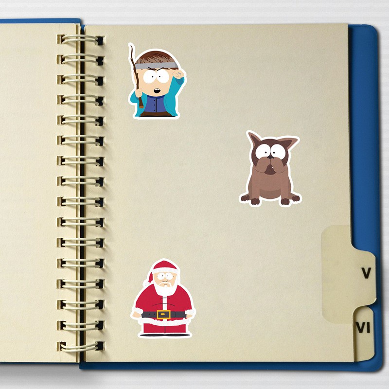 JOJO· Bộ Hình Dán Chống Thấm South Park, 50 tờ/bộ