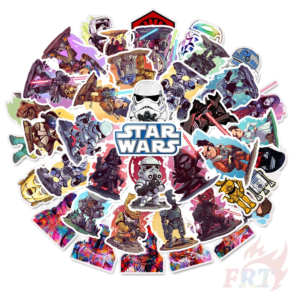 ❉ Star Wars Series 01 Stickers ❉ 50Pcs/Set Movie Cartoon DIY Fashion Mixed Doodle Decals Stickers