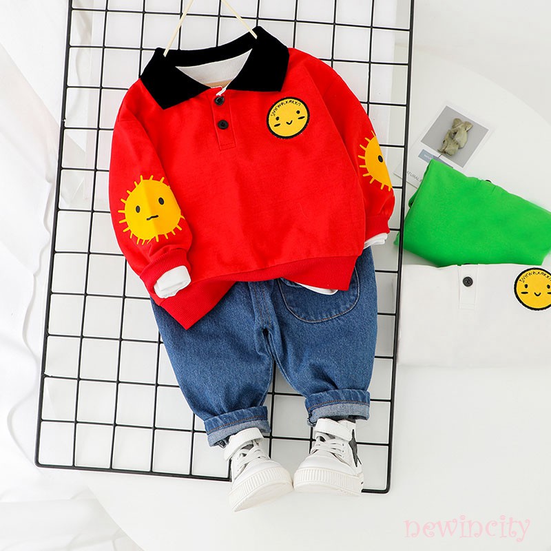 Set quần áo thời trang phong cách hàn quốc dành cho bé trai