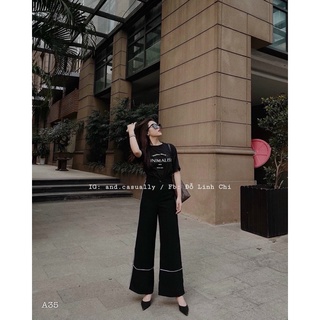 SET ÁO THUN KÈM QUẦN ỐNG LOE