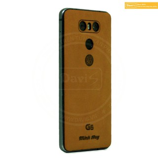 Miếng dán da dán da bò thật cao cấp cho LG G6