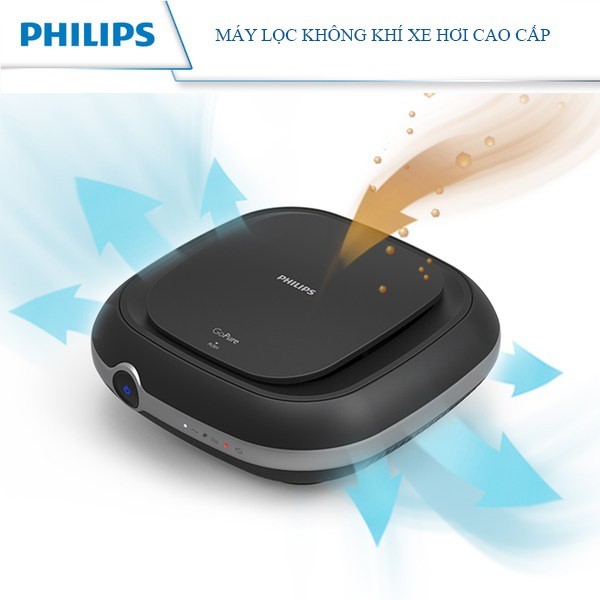 Máy lọc không khí trên oto, xe hơi Philips Cao Cấp Airmax GoPure 100