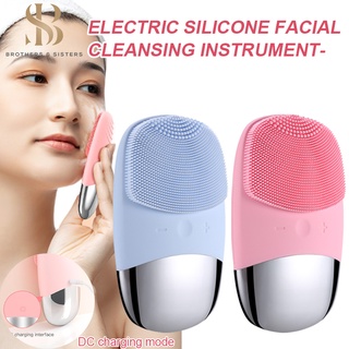 Máy Rửa Mặt Silicone Mini Chống Thấm Nước Tiện Dụng