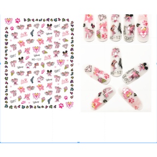 Sticker dán móng hoạt hình