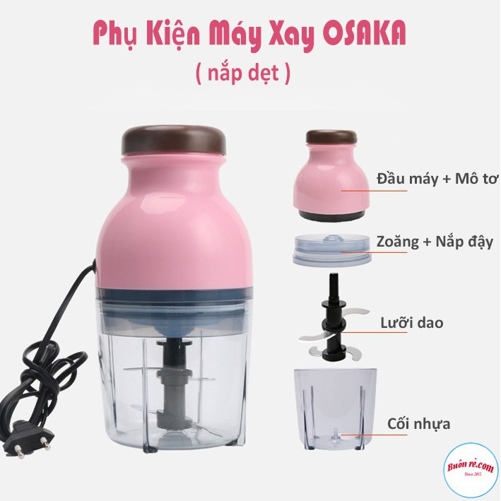 Máy xay thịt - xay đá - sinh tố đa năng OSAKA 682 lắp nâu