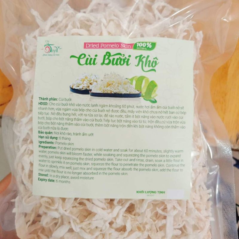 Cùi bưởi sợi sấy khô dùng làm chè bưởi 100g