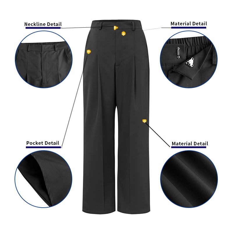 Quần dài Zanzea lưng thun có túi phong cách retro cho nữ