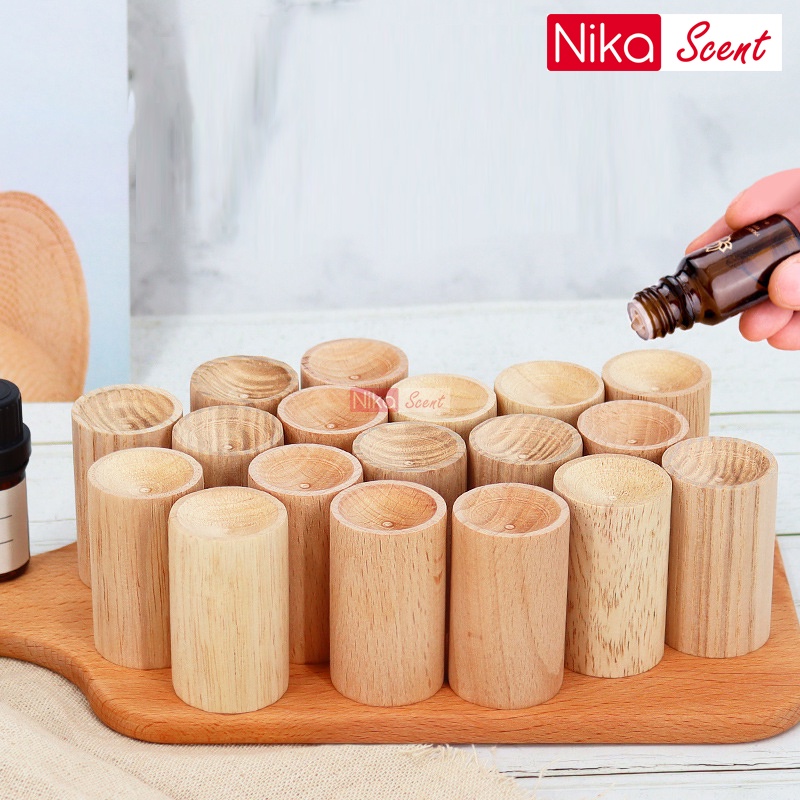 Nikascent Đế gỗ tự khuếch tán tinh dầu bàn làm việc, phòng ngủ tự khuếch tán hương thơm