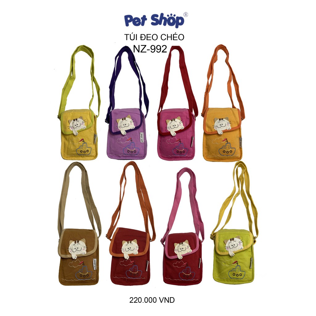 Túi đeo chéo form nhỏ xinh  PET SHOP NZ-992