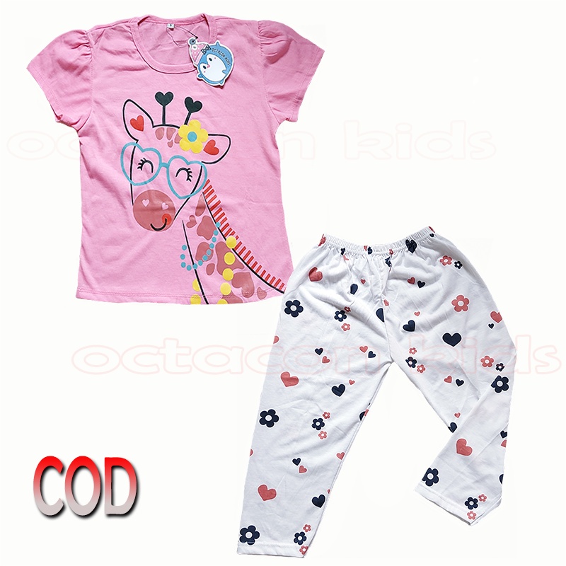 Áo Choàng Ngủ In Hình Hươu Cao Cổ Dễ Thương Cho Bé Gái Từ 3-14 Tuổi