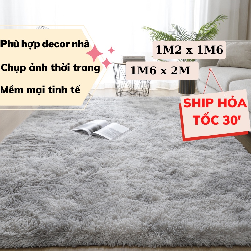 Thảm Lông Trải Sàn, Thảm Lông Mịn, Cao Cấp Trang Trí Nhà Cửa TITAN STORE - GIA DỤNG 4.0