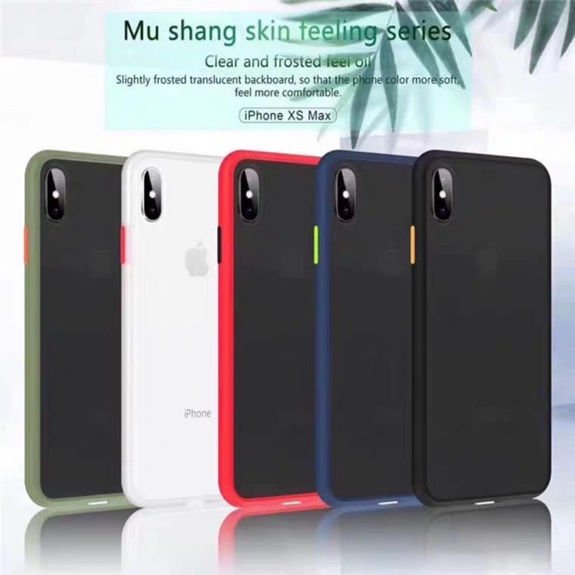 [ ĐÃ CÓ IPHONE 11 PRO MAX ] ỐP Lưng Nhám Chống Vân Tay Viền màu IPHONE 6/6pl/7/7pl/8/8pl/X/XsMax /11/11pro/11promax