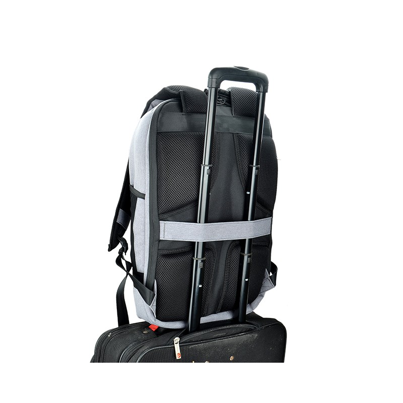 Balo du lịch ngắn ngày AGVA Traveller Daypack Ngăn laptop riêng 17 inch LTB357GREY màu xám chính hãng AGVA