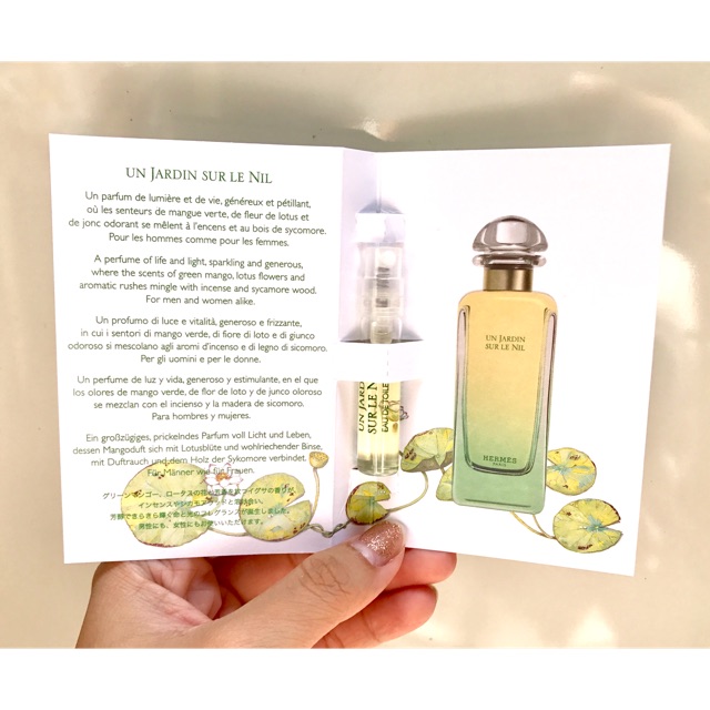 Sample nước hoa Hermes Un Jardin Sur Le Nil 2ml