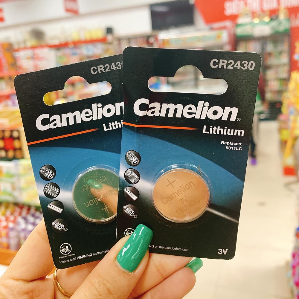 Pin CR2430 Camelion, Panasonic, Renata Chính Hãng