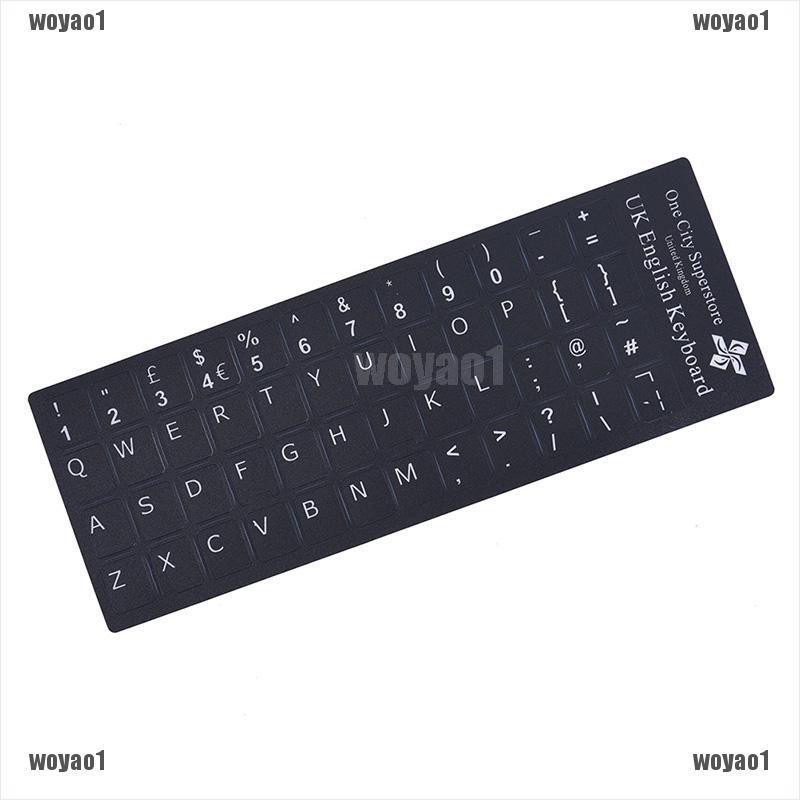 Miếng Dán Bàn Phím Chữ Tiếng Anh Dành Cho laptop