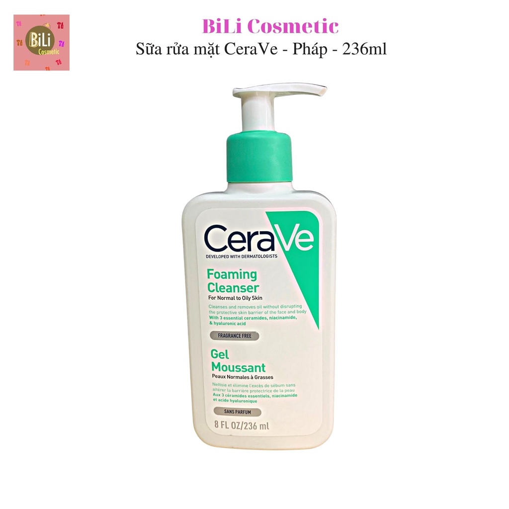 Sữa rửa mặt Cerave Pháp - 236ml