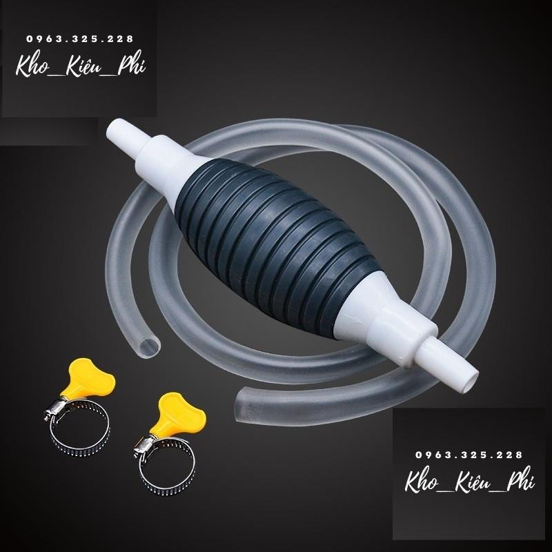Dụng Cụ Bơm Hút Xăng Dầu Chất Lỏng - Ống Bơm Hút Sang Chiết Chất Lỏng Đa Năng Bằng Tay Kho Kiều Phi