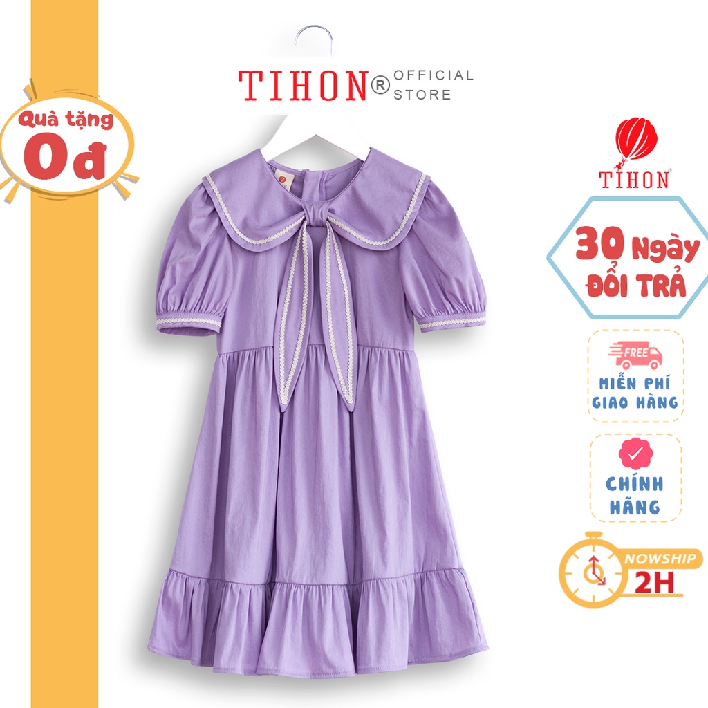 Váy trẻ em TIHON cao cấp phong cách Hàn Quốc siêu xinh cho bé từ 3 đến 12 tuổi VD0750254