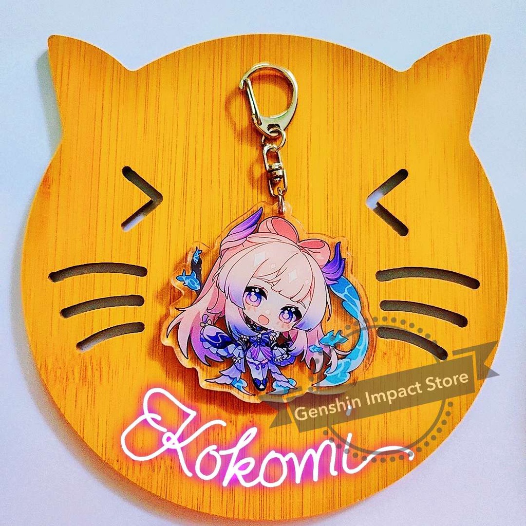 Móc khóa Kokomi Genshin Impact M3 (in giữa acrylic)