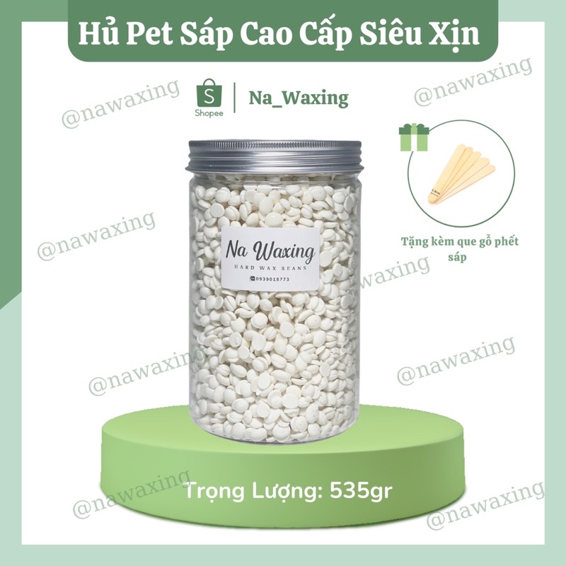 LỌ SÁP WAX LÔNG NÓNG MÙI DỪA 500GR SÁP [HỦ PET SIÊU TIẾT KIỆM DỂ BẢO QUẢN]