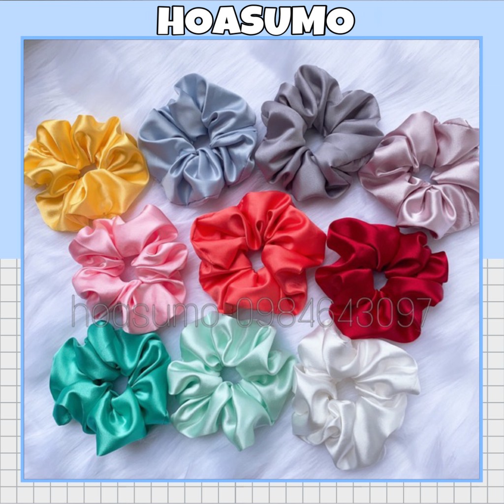 Dây buộc tóc Scrunchies-buộc tóc vải