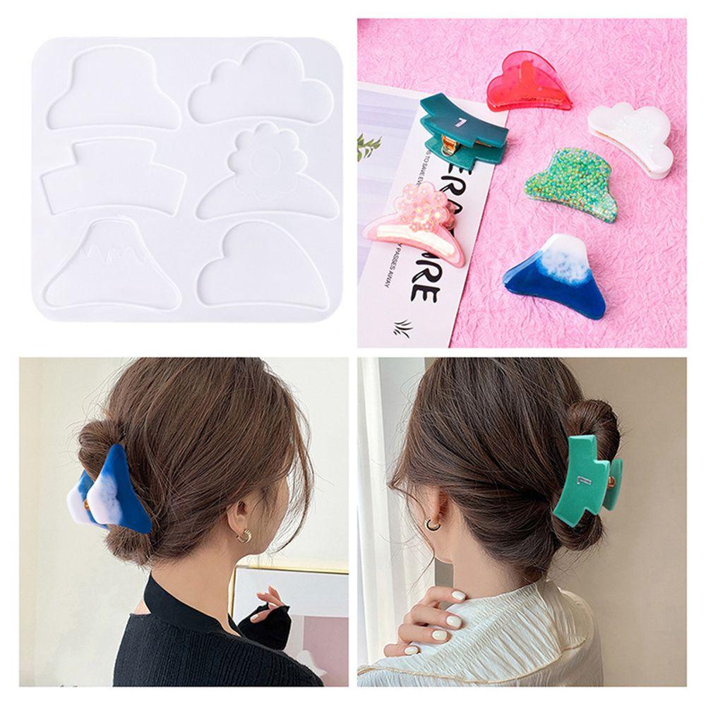 Khuôn Silicone Làm Kẹp Tóc Trang Sức Tiện Dụng
