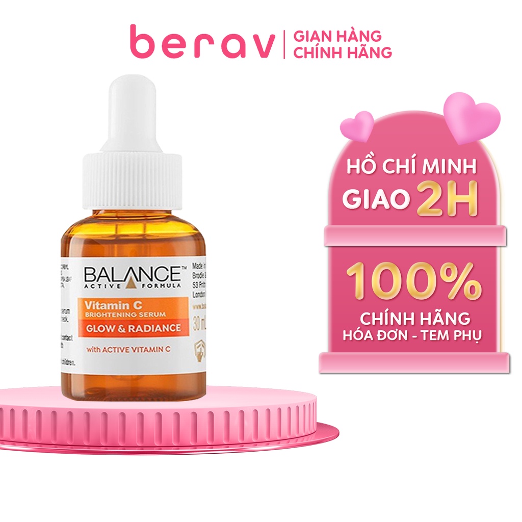 Serum Balance Vitamin C Trắng Da, Mờ Thâm Balance Active Formula Brightening 30ml