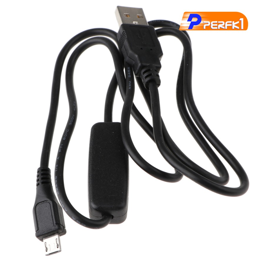 Cáp Sạc Micro Usb Với Công Tắc On / Off Cho Raspberry Pi 1 M