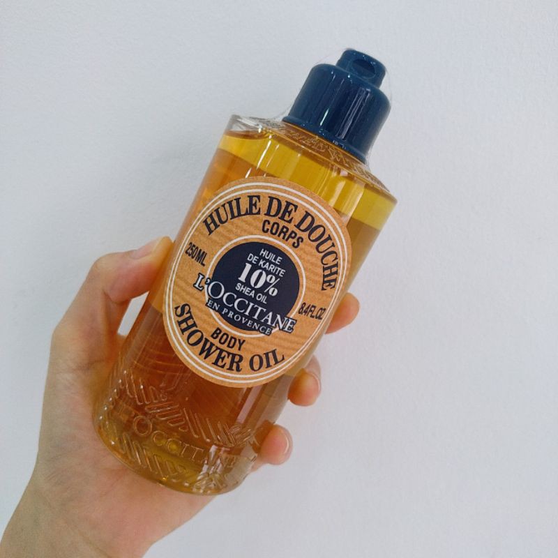 Dầu tắm tạo bọt loccitane body shower oil hương shea oil 250ml