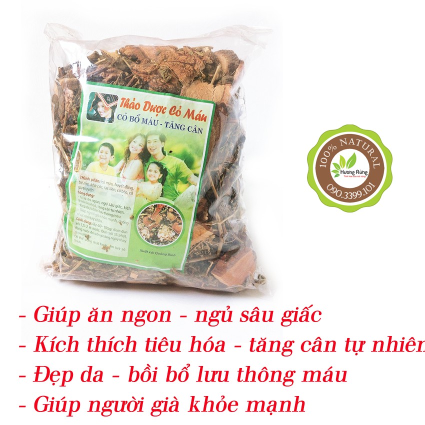 [BỔ MÁU - TĂNG CÂN] Thảo dược CỎ MÁU 1kg, ĐỦ VỊ gồm cỏ máu, huyết đằng, bè me, kha cúc, lạc tiên, cỏ béo, cỏ gia truyền