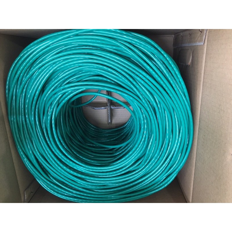 Dây mạng UTP Cat6 Nasun ECO 0939 (Loại kinh tế, Hàng chuẩn 305m)-Đường kính lõi 0.53mmCCA