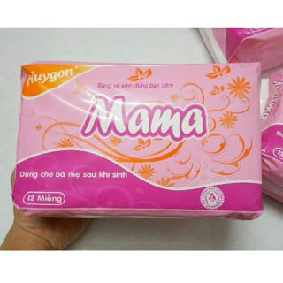 Gói 12 miếng băng vệ sinh mama