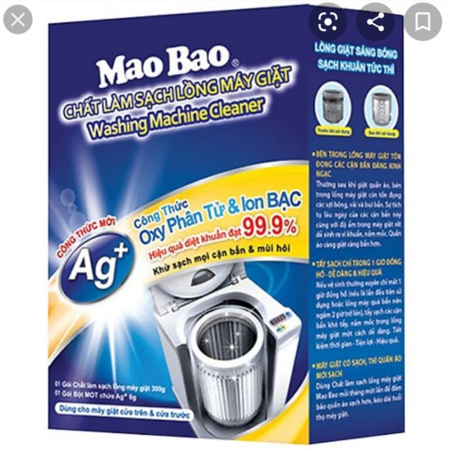Combo 5 gói tẩy lồng máy giặt