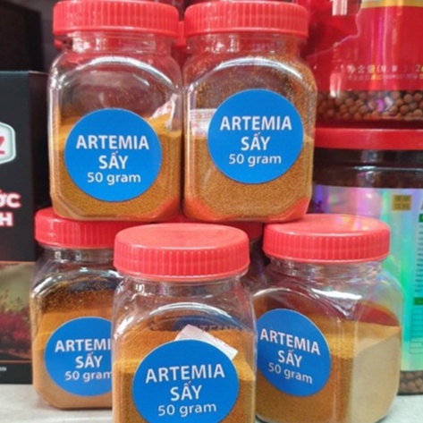 Thức ăn cá Artemia sấy khô hộp 50gr - Thức ăn cho tất cả các loại cá nhỏ