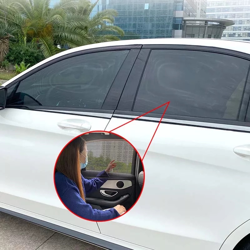 Rèm che nắng ô tô,thông gió che nắng, chắn côn trùng, che nắng giảm bức xạ-lakado