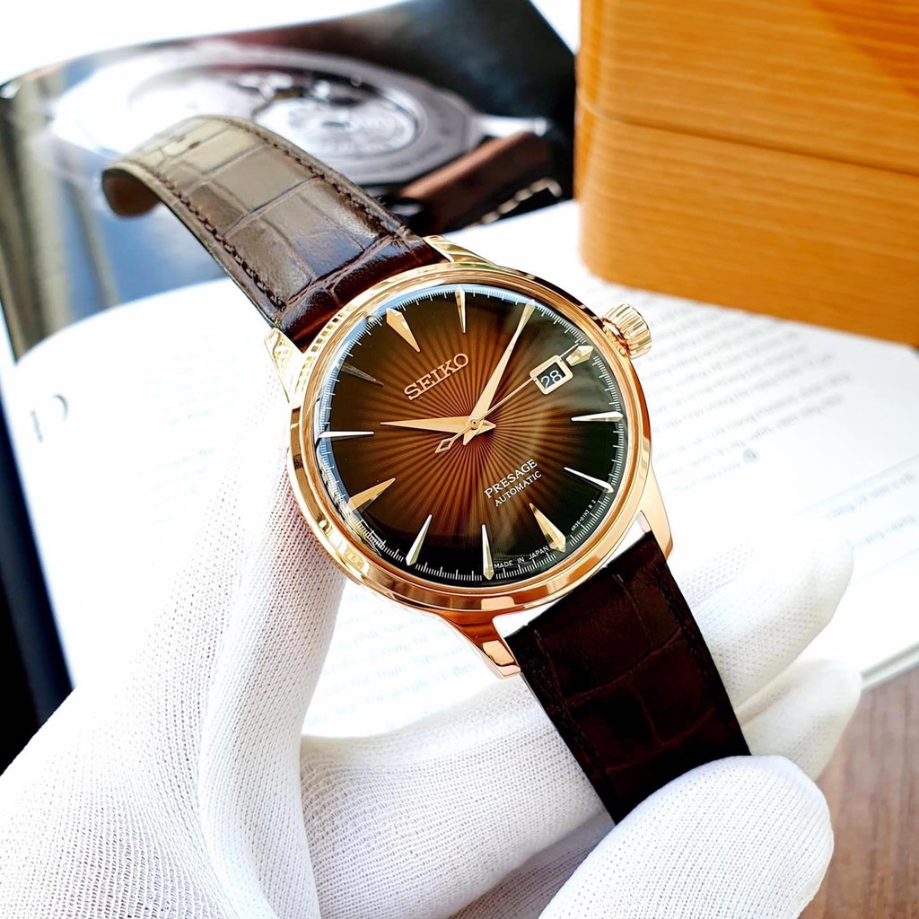 Đồng hồ Nam Seiko Cocktail Dây Da SRPB46J1