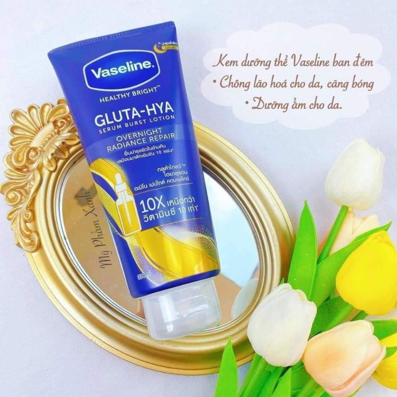 Sữa dưỡng thể Vaseline 10x xanh