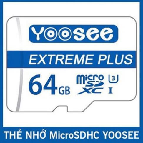Thẻ Nhớ 64GB Yoosee Chính Hãng - Tốc Độ Cao Chuẩn Class10 1 Đổi 1 Trong 5 Năm
