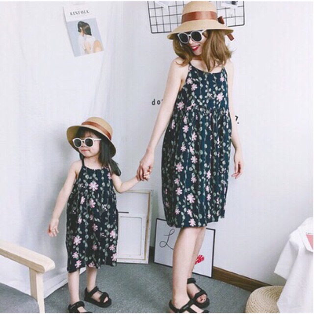 Set váy mẹ con