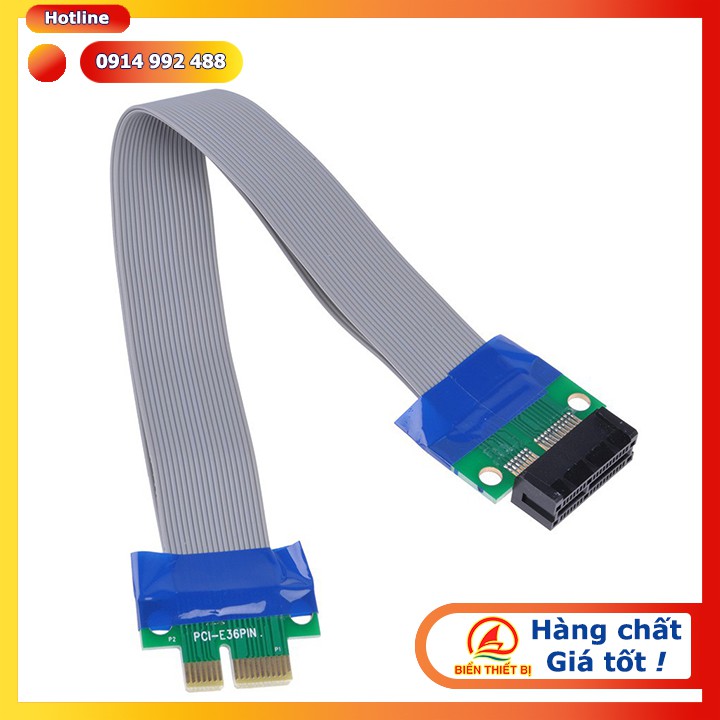 Cáp PCI-E Riser 1X 20cm - Nối dài khe PCI-Express 1X trên Mainboar. Giúp dễ dàng lắp đặt thêm Card PCI-E cho máy tính PC