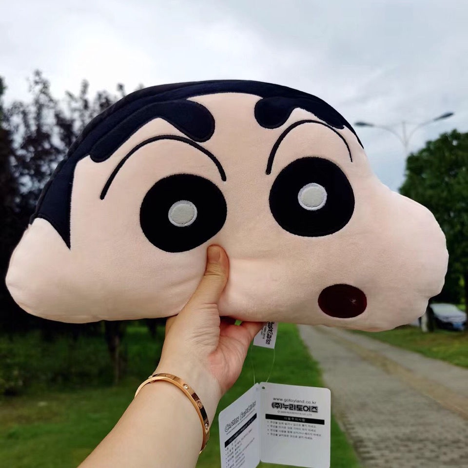 Gối Tựa Lưng Và Cổ Hình Cậu Bé Bút Chì Shin-Chan Dễ Thương Thoải Mái